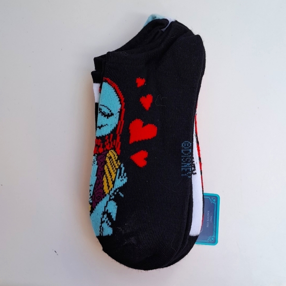 NWT Nightmare Before Christmas Socks Set 5 Pairs Jack Sally Disney - Picture 2 of 6